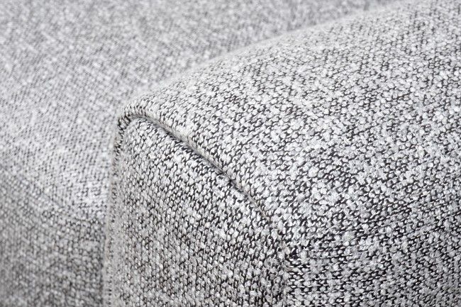 Диван трехместный Turin с канапе и мех черно/серый Santo1606 255*163,5**68см (TT-00016438)