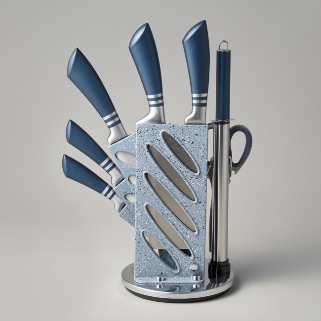 Набор ножей agness с ножницами и мусатом на пластиковой подставке, 8 предметов Agness (911-642) Набор ножей agness с ножницами и мусатом на пластиковой подставке, 8 предметов Agness (911-642)