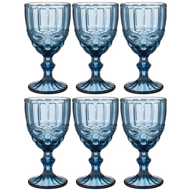 Набор бокалов для вина "серпентина" из 6шт. серия "muza color" 300мл. / в=17 см Lefard (781-104) Набор бокалов для вина "серпентина" из 6шт. серия "muza color" 300мл. / в=17 см Lefard (781-104)