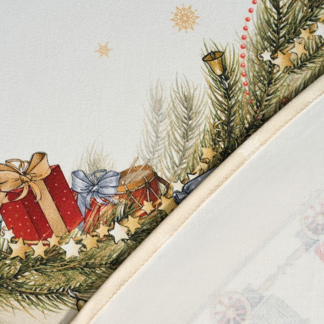 Скатерть круглая  "щелкунчик" ,220см бежевый 100% хлопок , твил Lefard (850-757-26)