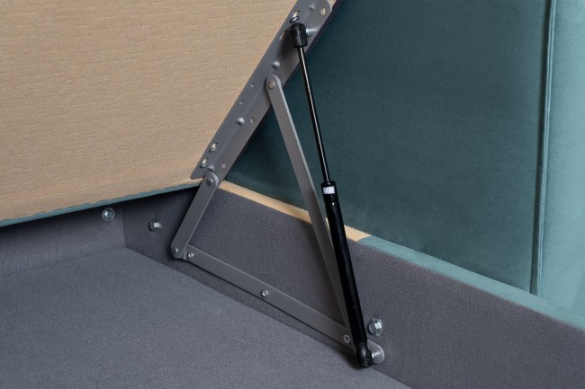 Диван Bergamo трехм.раскл.угл. правый вел.бирюз.Vel43 250*160*90 (TT-00006385)