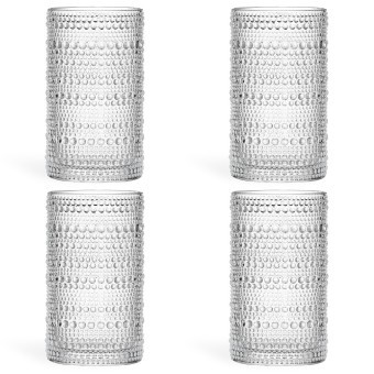 Набор стаканов "bubbles" 4 шт. 460 мл /14 см Lefard (675-113)