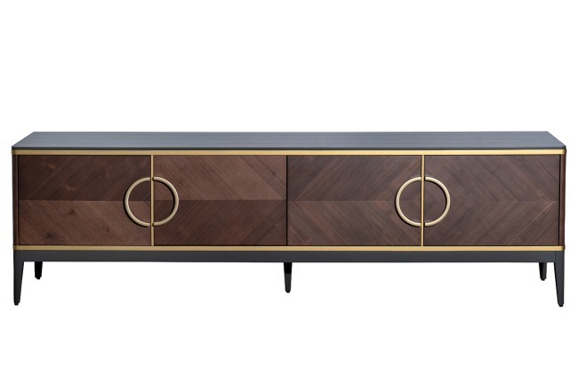 Тумба под ТВ 4-х дверная шпон 200*58*40см (TT-00016522)