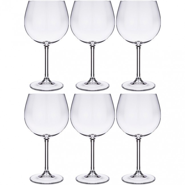 Набор бокалов для вина из 6 шт. "gastro/colibri" 570 мл высота=21 см Crystalite Bohemia (669-223)