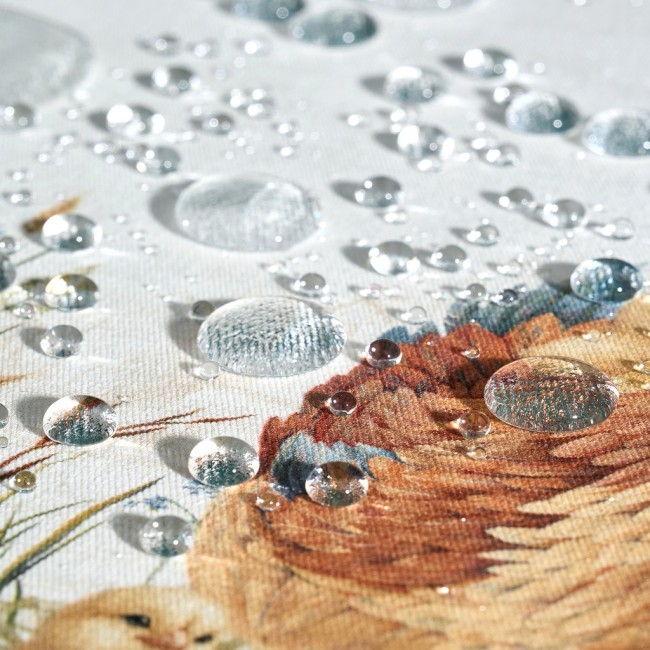 Скатерть "золотая курочка" 140х180см, 100% хлопок, твил с пропиткой Lefard (850-767-2)