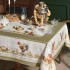 Скатерть "золотая курочка" 140х180см, 100% хлопок, твил с пропиткой Lefard (850-767-2)