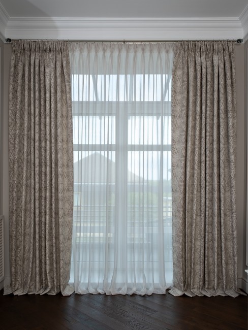 Портьера Серпенте (Serpente) золотая 275*260 (TT-00015976)