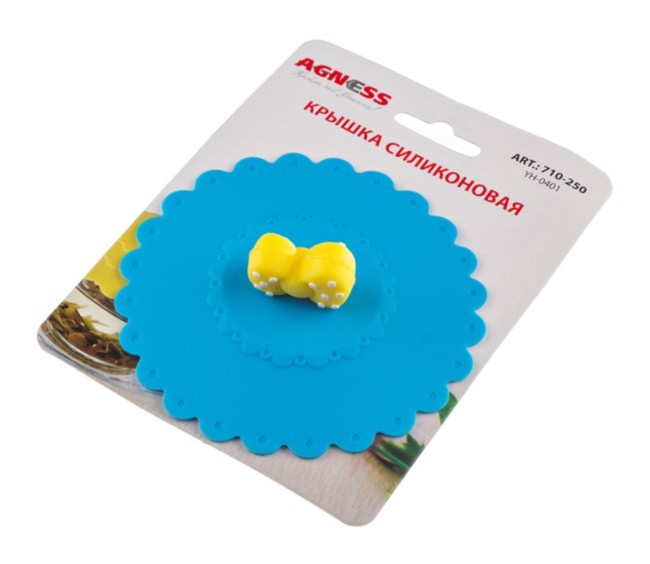 Силиконовая крышка диаметр=10,5 см Agness (710-250)