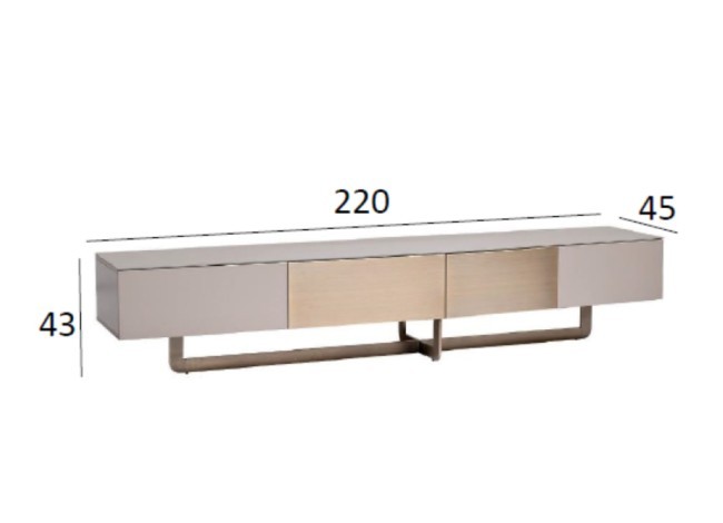 Тумба под телевизор Space L 220*45*43см (TT-00002084) Тумба под телевизор Space L 220*45*43см (TT-00002084)
