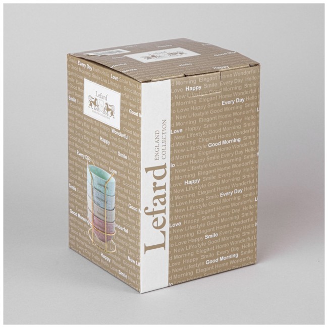 Набор салатников lefard "good morning" на металл. подставке 4 шт. 11.5*6 см 330 мл микс цветов Lefard (42-534) Набор салатников lefard "good morning" на металл. подставке 4 шт. 11.5*6 см 330 мл микс цветов Lefard (42-534)