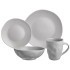 Набор посуды обеденный bronco "shadow" на 4 пер. 16 пр. светло-серый Bronco (577-184)