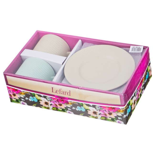 Чайный набор на 2 персоны 4 пр 280 мл. Lefard (482-122) Чайный набор на 2 персоны 4 пр 280 мл. Lefard (482-122)