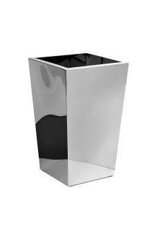 Кашпо высокое напольное цвет серебро d35*57см (TT-00013086)