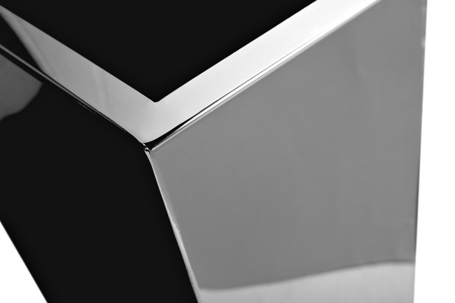 Кашпо высокое напольное цвет серебро d35*57см (TT-00013086)