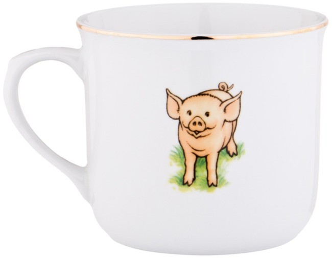 Кружка 600 мл высота=10 см DUBI (606-867)