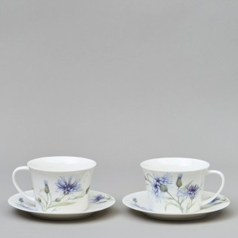 Чайный набор lefard "васильки" 4 пр. на 2 пер. 250 мл Lefard (760-839)