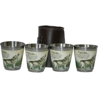 Набор стопок Helios Волк 60 мл А13 (69917) Набор стопок Helios Волк 60 мл А13 (69917)