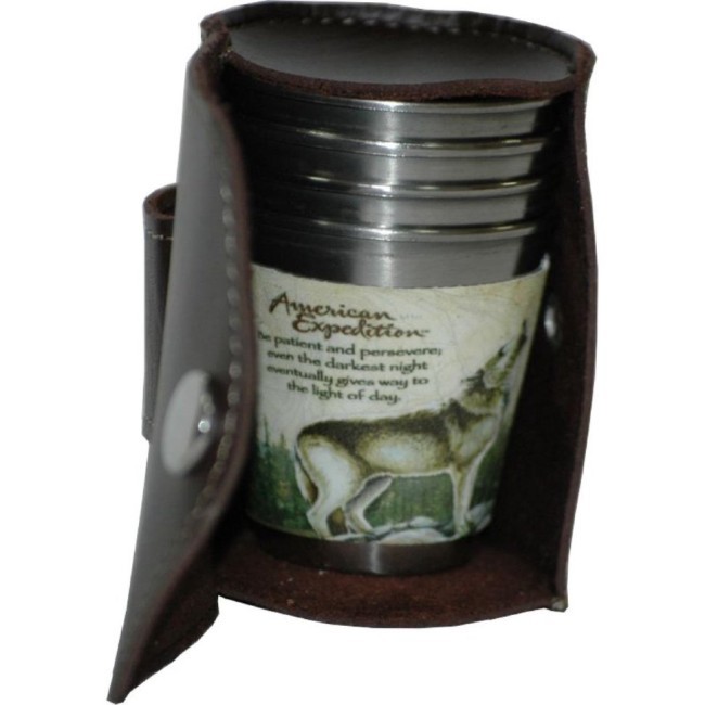 Набор стопок Helios Волк 60 мл А13 (69917)