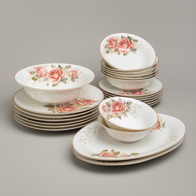 Сервиз обеденный lefard "корейская роза" на 6 пер. 23 пр. Lefard (590-684) Сервиз обеденный lefard "корейская роза" на 6 пер. 23 пр. Lefard (590-684)