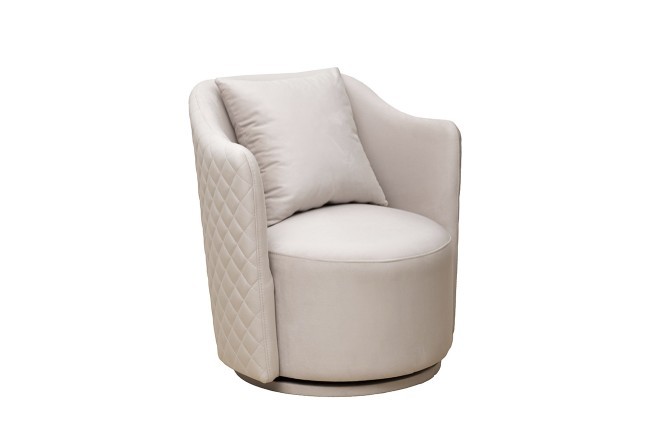 Кресло Verona Basic вращающееся велюр беж. Colt002-BEG 70*77*80см (TT-00011579)