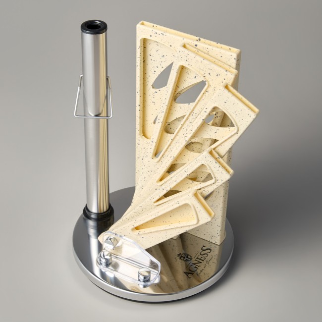 Набор ножей agness с ножницами и мусатом на пластиковой подставке, 8 предметов Agness (911-644) Набор ножей agness с ножницами и мусатом на пластиковой подставке, 8 предметов Agness (911-644)