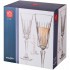Набор бокалов для шампанского из 6 шт. "timeless" 210 мл. высота=24 см. RCR (305-622)
