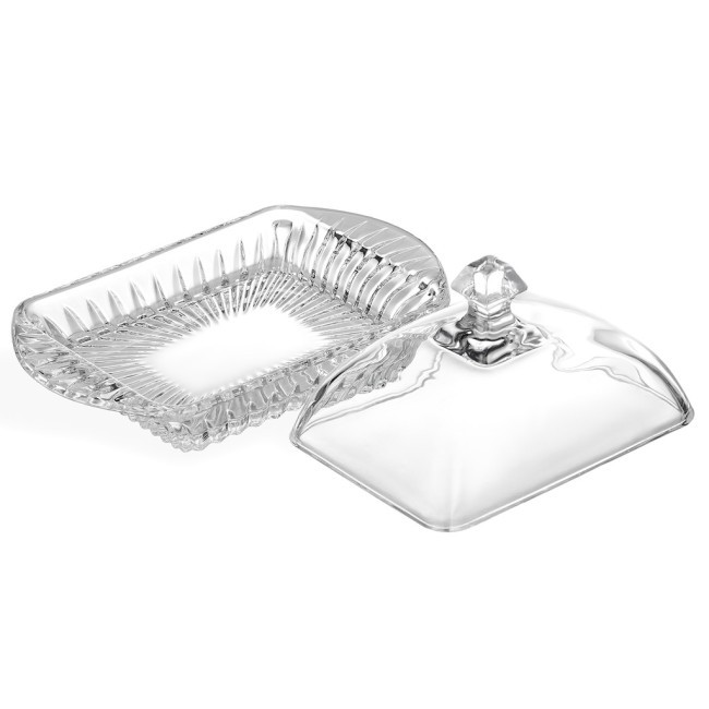 Масленка "muza crystal" 17,5*10,5 см. высота=9 см Lefard (195-234) Масленка "muza crystal" 17,5*10,5 см. высота=9 см Lefard (195-234)