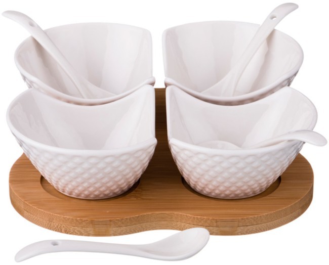 Набор сервировочный на дерев. подставке lefard "диаманд" 9 пр. Lefard (359-381) Набор сервировочный на дерев. подставке lefard "диаманд" 9 пр. Lefard (359-381)