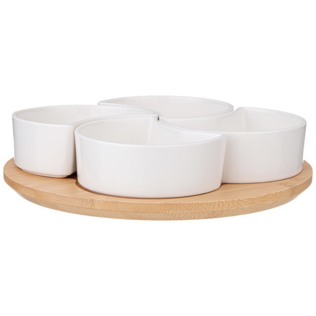 Менажница lefard "native" 4 секции на дерев.подставке 23*6,5 см Lefard (263-1349)