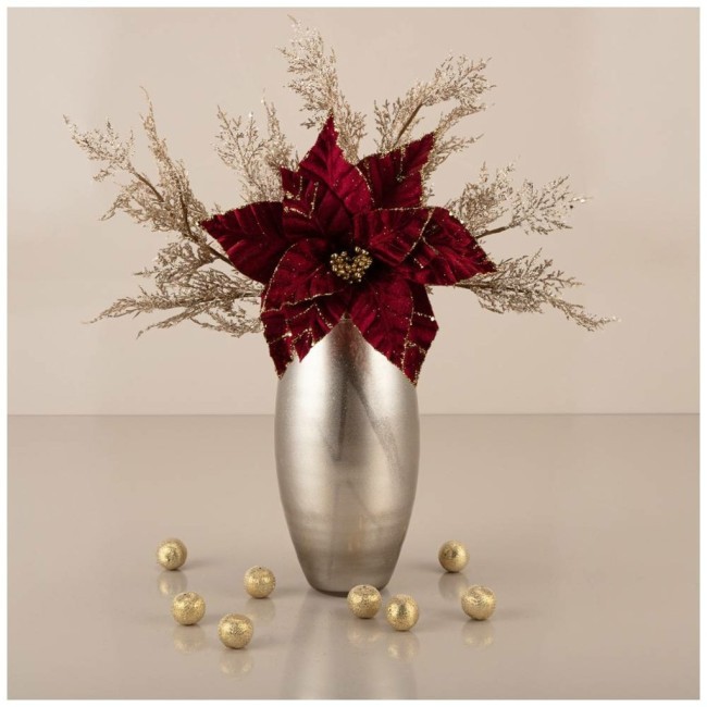 Цветок искусственный "пуансетия" диаметр=30 см. Lefard (226-1051) Цветок искусственный "пуансетия" диаметр=30 см. Lefard (226-1051)