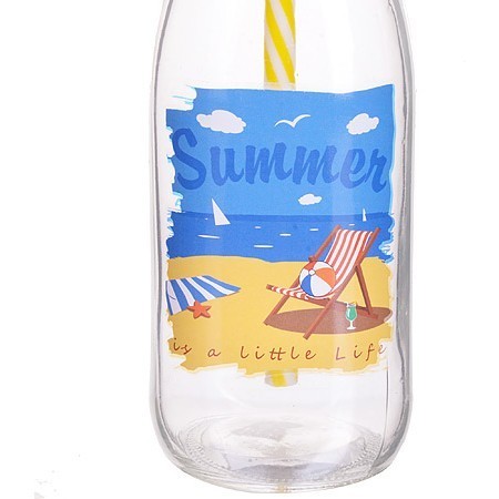 Бутылочка для смузи 0,4 л с трубочкой LR (х24) цвет в ассортименте (27817) Бутылочка для смузи 0,4 л с трубочкой LR (х24) цвет в ассортименте (27817)