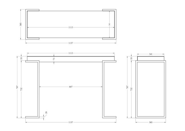 Консоль зеркальная каркас н/ж сталь хром 116*39*79см (TT-00008388) Консоль зеркальная каркас н/ж сталь хром 116*39*79см (TT-00008388)