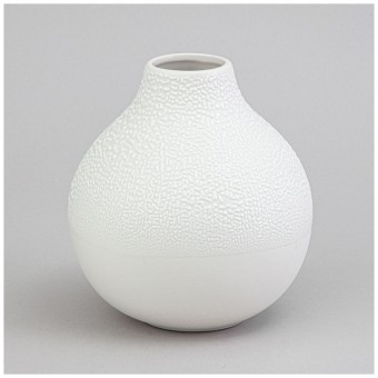 Ваза коллекция "жемчужина" 12*12*13,2см  цвет: белый Lefard (374-157)
