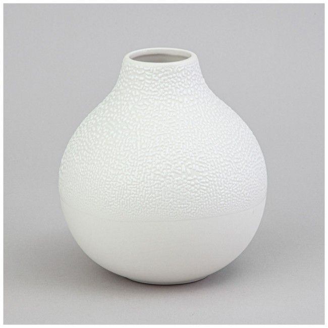 Ваза коллекция "жемчужина" 12*12*13,2см  цвет: белый Lefard (374-157)