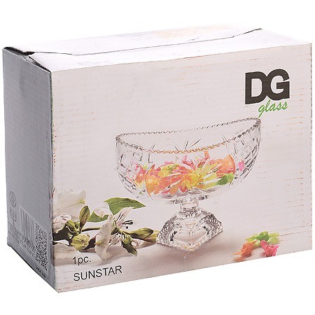 Конфетница 18,5х11х8,5 стекло (7142) Конфетница 18,5х11х8,5 стекло (7142)