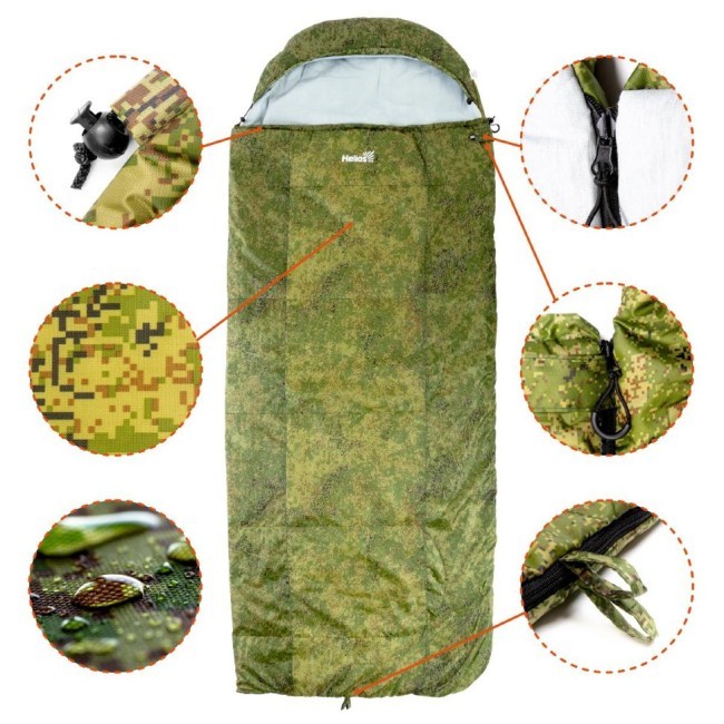 Спальный мешок Helios Батыр Extreme Stratex 200 КМФ цифра (72416) Спальный мешок Helios Батыр Extreme Stratex 200 КМФ цифра (72416)