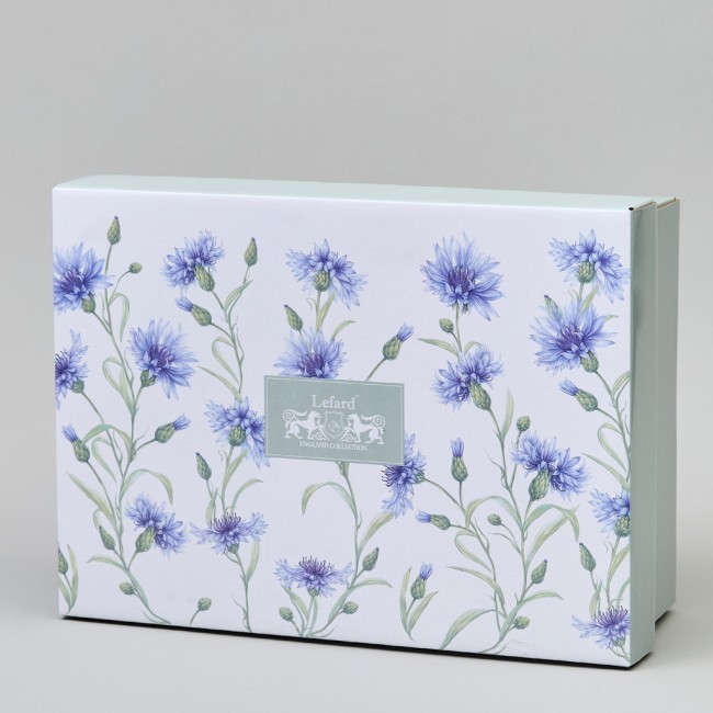 Чайный набор lefard "васильки"  на 2 пер. 4 пр. 330 мл Lefard (760-829)