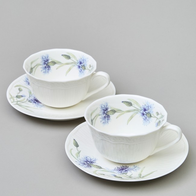 Чайный набор lefard "васильки"  на 2 пер. 4 пр. 330 мл Lefard (760-829)