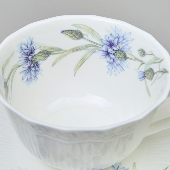 Чайный набор lefard "васильки"  на 2 пер. 4 пр. 330 мл Lefard (760-829)