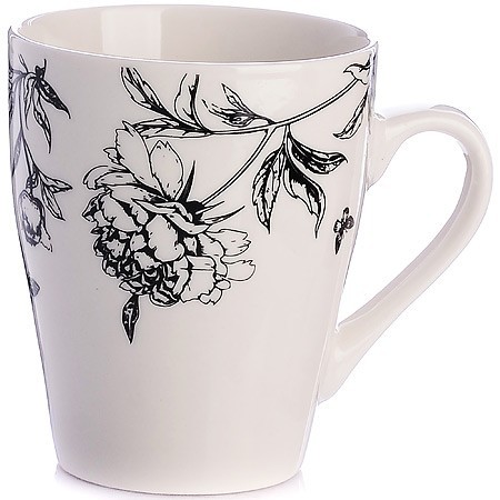 Кружка 340 млЦветы графика (мин.4шт)LR (31227)