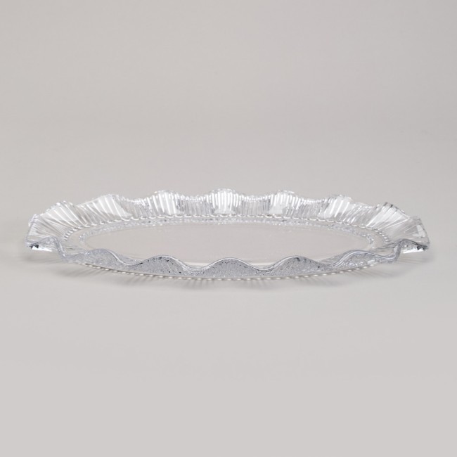 Блюдо сервировочное "crystal pearl" 25,5х16,5 см Lefard (675-110)