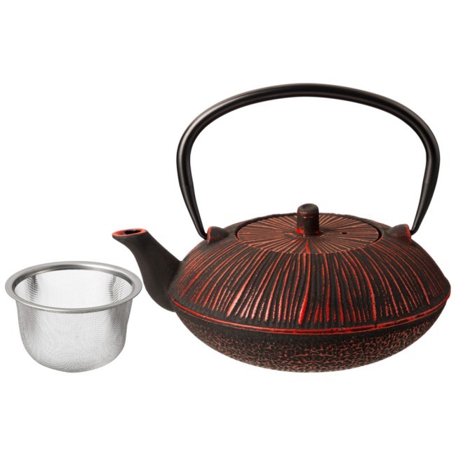 Заварочный чайник чугунный с эмалированным покрытием внутри 800 мл Lefard (734-085)