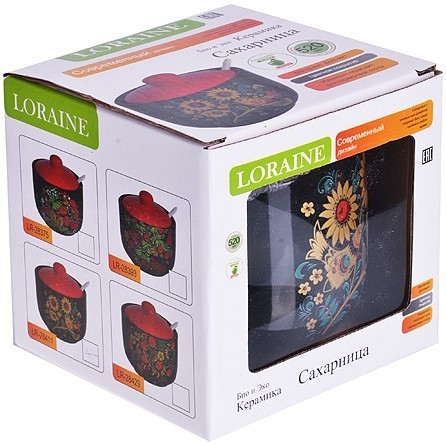 Сахарница 3пр 520мл Птички LR (28411) Сахарница 3пр 520мл Птички LR (28411)