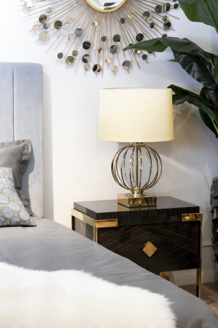 Лампа настольная плафон золотистый d40*70см (TT-00000532) Лампа настольная плафон золотистый d40*70см (TT-00000532)