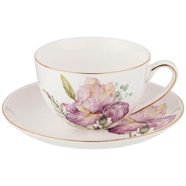 Чайная пара lefard "irises" 280 мл Lefard (590-332) Чайная пара lefard "irises" 280 мл Lefard (590-332)