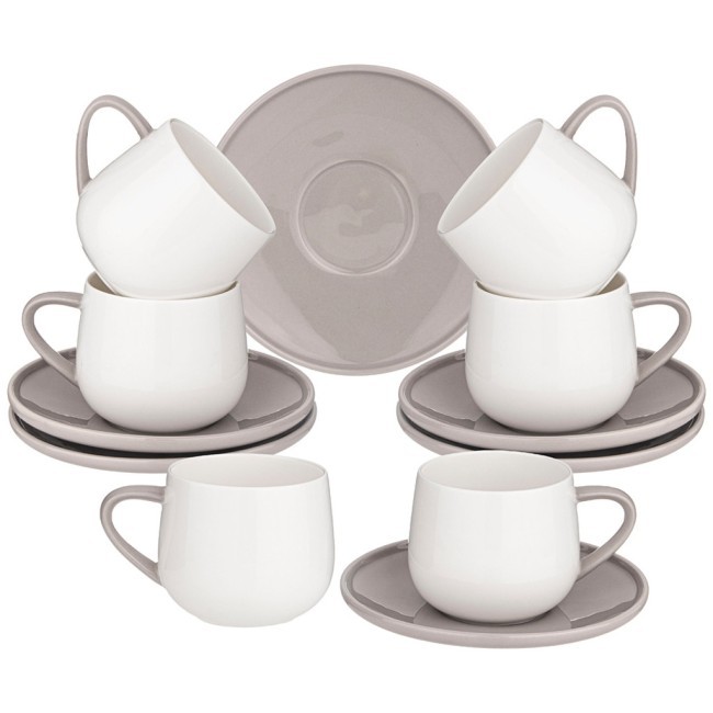 Чайный набор lefard на 6 пер. 12 пр. 250 мл бежевый Lefard (264-973)