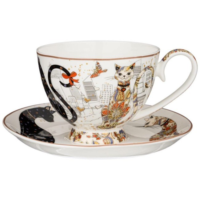 Чайный набор lefard "парижские коты" на 2 пер. 4 пр. 250 мл Lefard (104-831) Чайный набор lefard "парижские коты" на 2 пер. 4 пр. 250 мл Lefard (104-831)