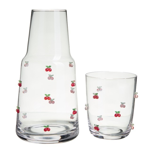Графин с крышкой-стаканом "fruity cherry" 890/330 мл Lefard (685-141) Графин с крышкой-стаканом "fruity cherry" 890/330 мл Lefard (685-141)