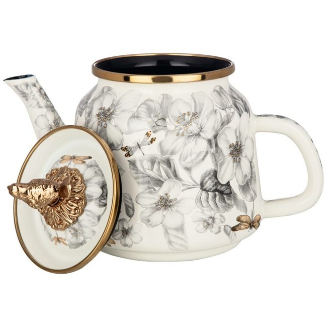 Чайник эмалированный agness, серия яблоневый сад, 1,0л подходит для индукцион.плит Agness (950-533) Чайник эмалированный agness, серия яблоневый сад, 1,0л подходит для индукцион.плит Agness (950-533)