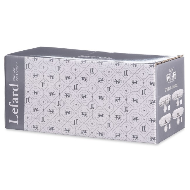 Блюдо на ножке овальное 28*14*12 см Lefard (675-130)